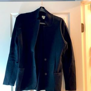J Crew Factory sweater blazer, black, Small